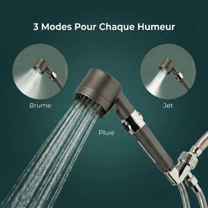 Pommeau de Douche Anti-Calcaire Effet Spa – Filtration + Massage